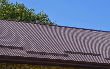 typical Llanfihangel Rhydithon corrugated roof uses
